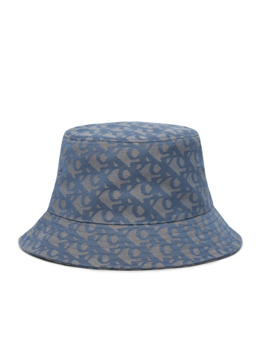 Капела Calvin Klein Logo Jacquard Bucket Hat LV04K5059G Син