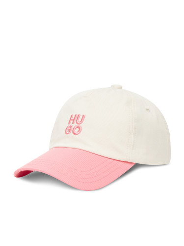 Шапка с козирка HUGO Asya 50546581 Екрю