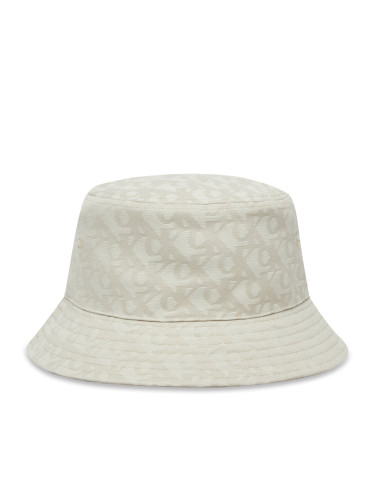 Капела Calvin Klein Logo Jacquard Bucket Hat LV04K5059G Бежов