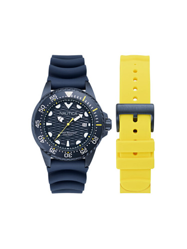 Nautica Часовник Sporty SET NAPSDS506 Тъмносин