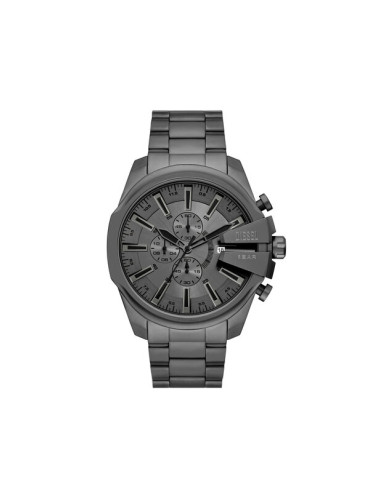 Diesel Часовник Mega Chief Slim Chronograph DZ4676 Сив