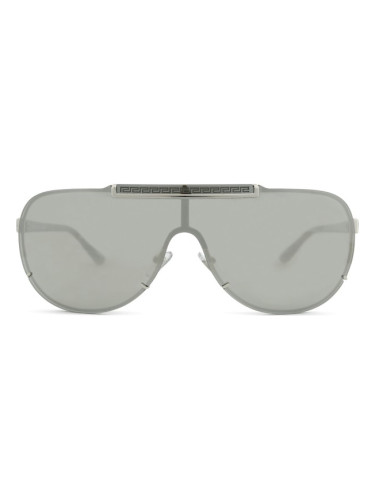 Versace 0VE 2140 10006G 40 - pilot слънчеви очила, мъжки, сребърни, огледални