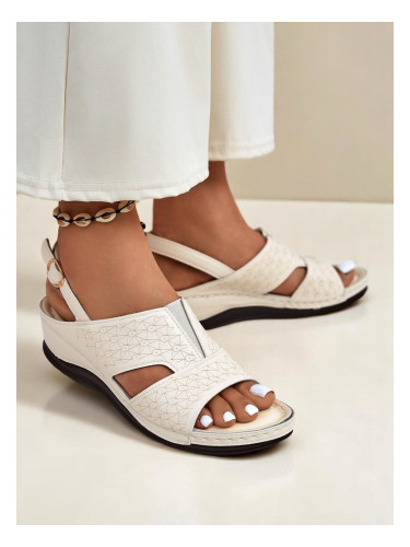 Resti Royal Fashion Women's Comfort Chic Low Wedge Sandals