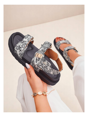 Resti Royal Fashion Women's Sandals with Aloe Print