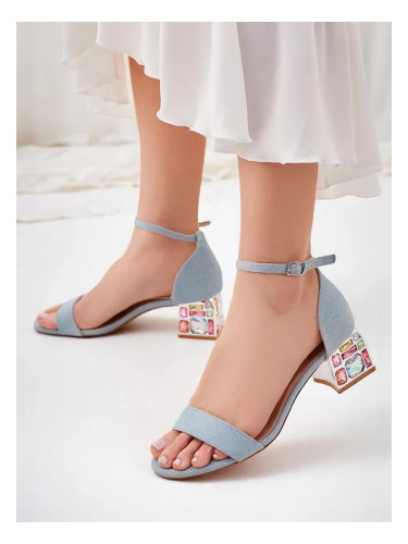 Resti Women's sandals with decorative heels Ballou