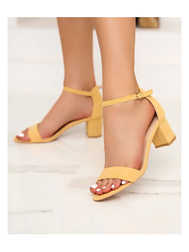 Resti Yellow women's stiletto sandals Nelino