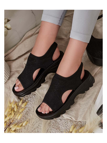 Resti Women's sandals with upper and zircons Alebin