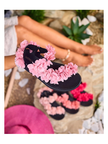 Resti Pink women's sandals with flowers Alferroy