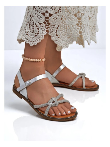 Resti Women's Sandals with Decorative Rhinestones Bella Shine