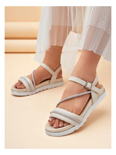 Resti Royal Fashion Women's Rhinestone Wedge Sandals Magnol