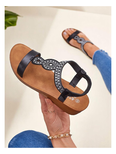 Resti women’s wedge sandals with zirconia Agaya