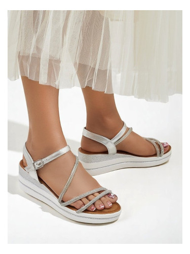 Resti Women’s wedge sandals with rhinestones Ballosa