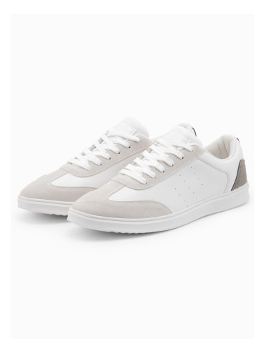 Ombre Casual men's sneaker shoes OLDSCHOOL - white