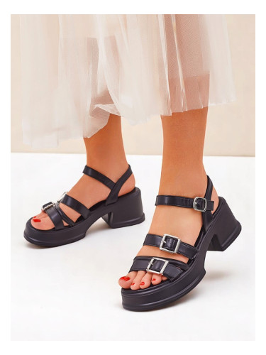 Resti Royal Fashion Women's Low Block Heel Sandals Otteze