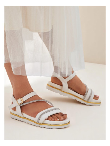 Resti Royal Fashion Women's Rhinestone Wedge Sandals Magnol