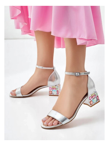 Resti Women's sandals with decorative heels Ballou