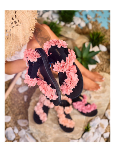 Resti Coral women's sandals with flowers Alferroy