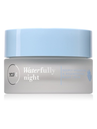 Yope Waterfully Deeply Hydrating & Regenerating Night Cream хидратиращ нощен крем 50 мл.
