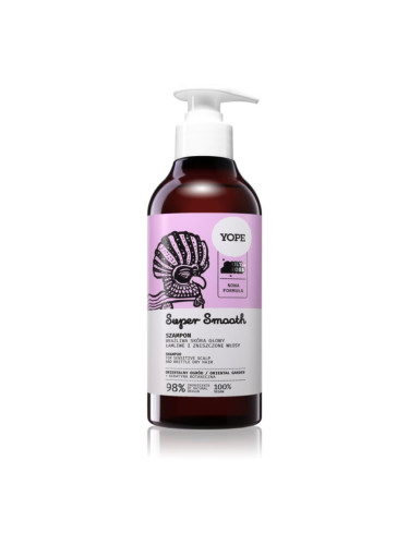 Yope Daily Heroes Smooth Shampoo Oriental Garden подсилващ шампоан за увредена и крехка коса 300 мл.