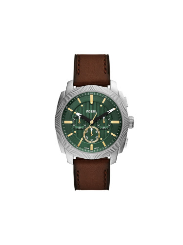 Часовник Fossil Machine Chronograph FS6100 Кафяв