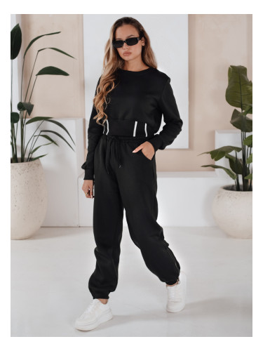 Черен дамски анцуг KEILI