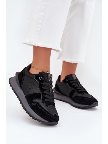 BIG STAR SHOES Кожени Дамски Кецове Big Star