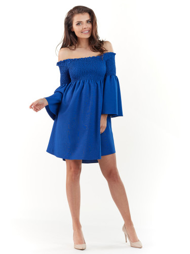 Awama Woman's Dress A228 Blue