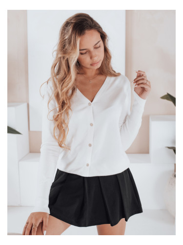 Дамски кардиган CHICGLOW бял