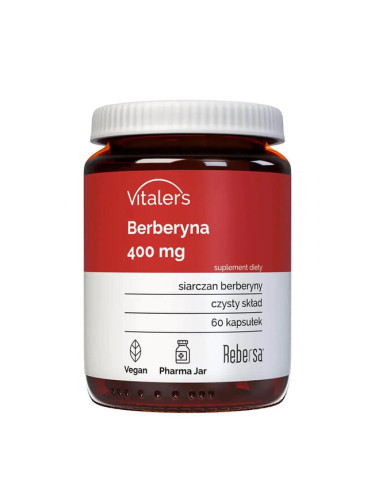 Берберин – Контрол на кръвната захар и апетита, 400 mg, 60 капсули