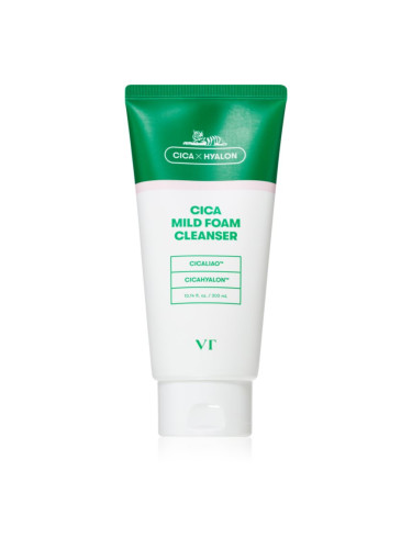 VT Cosmetics Cica Mild Foam Cleanser нежна почистваща пяна с успокояващ ефект 300 мл.