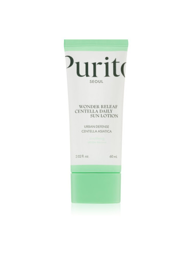 Purito Wonder Releaf Centella Daily Sun Lotion лек защитен крем за лице SPF 50+ 60 мл.
