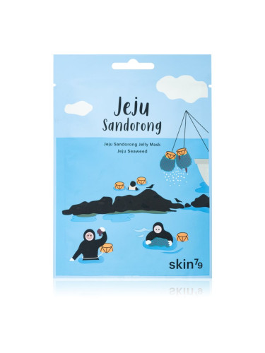 Skin79 Jeju Sandorong Jeju Seaweed платнена маска с почистващ ефект 33 мл.