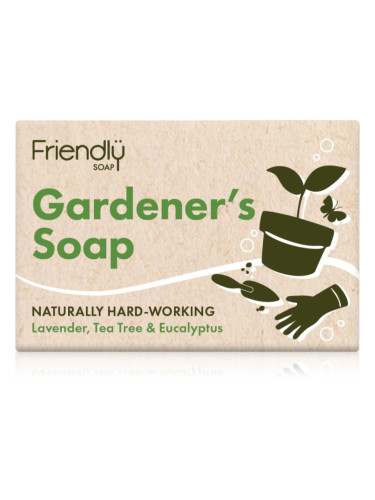 Friendly Soap Gardener's Soap естествен твърд сапун за лице, тяло и коса 95 гр.