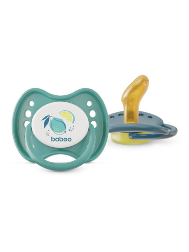 Baboo Soothers Orthodontic Latex with Case биберон Lagoon Fiesta 6-12 m 2 бр.