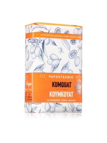 PAPOUTSANIS Kumquat твърд сапун 150 гр.