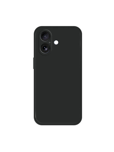 Силиконов кейс iPaky матиран, За iPhone 17 (6.3), Черен