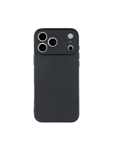 Силиконов кейс iPaky матиран, За iPhone 17 Pro Max (6.9), Черен