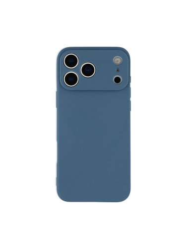 Силиконов кейс iPaky матиран, За iPhone 17 Pro Max/ 18 Pro Max, Тъмносин