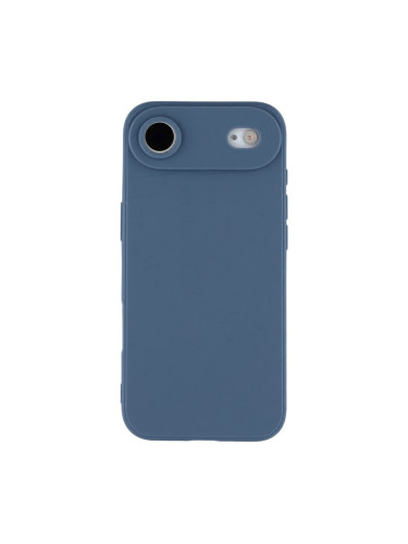 Силиконов кейс iPaky матиран, За iPhone 17 Air (6.9), Тъмносин