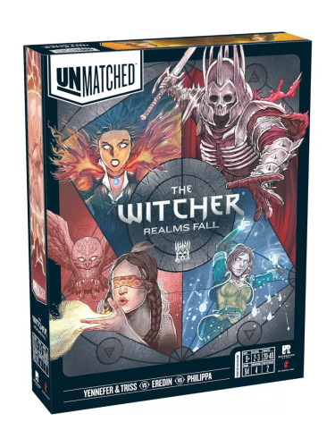  Настолна игра Unmatched: The Witcher - Realms Fall - Стратегическа