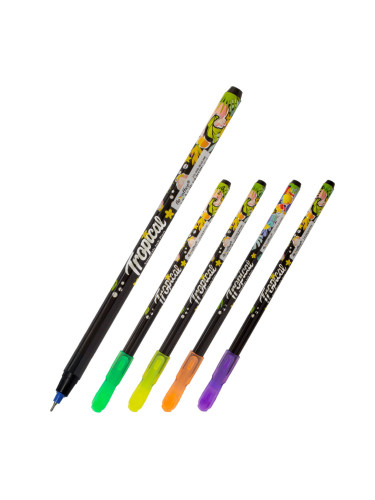 Химикалка FO-058 Tropical 0.6мм синя