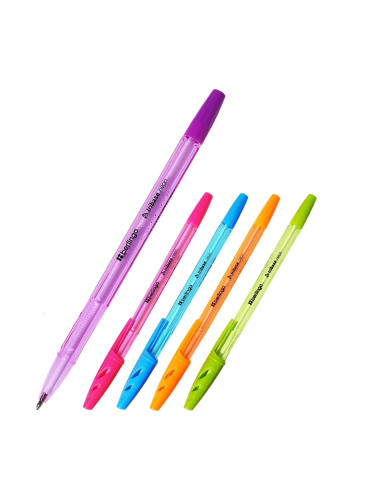 Химикалка Berlingo Tribase Neon0.7мм син