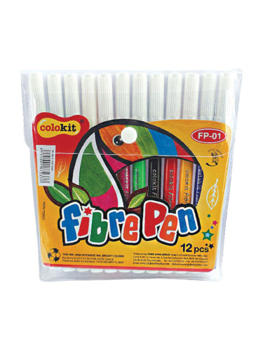 Флумастери Colokit FP-01 12 цвята PVC