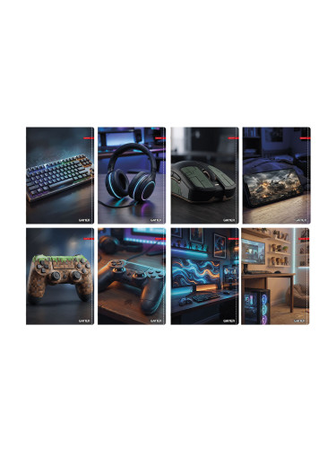 Тетрадка A4 Ilijanum Gamer UV 60л офсет