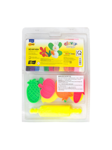 Моделин Colokit MCT-C02 12 цвята + форми