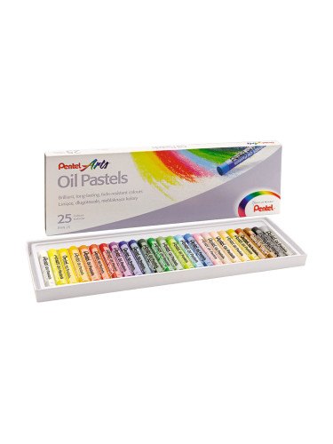 Маслени пастели Pentel Arts 25 цвята
