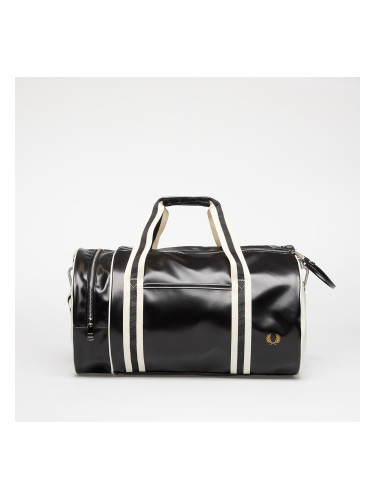 FRED PERRY Classic Barrel Bag Black/ Ecru Universal