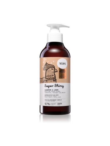 Yope Daily Heroes Super Shiny шампоан за блясък на къдрава и чуплива коса 170 мл.