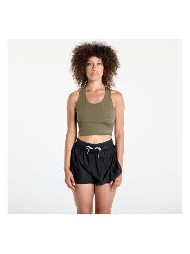 adidas Adi365 x Hermanos Koumori Running Crop Top Olive Strata L