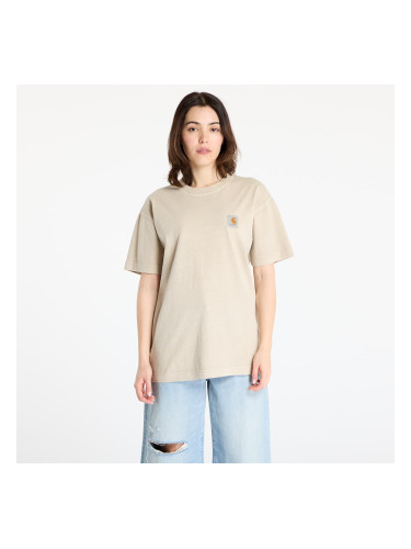 Тениска Carhartt WIP Short Sleeve Nelson T-Shirt UNISEX Fleur De Sel Garment Dyed XS